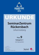 Platz 9 - Grand Prix der Tagungshotellerie<br />
2018 / 2019