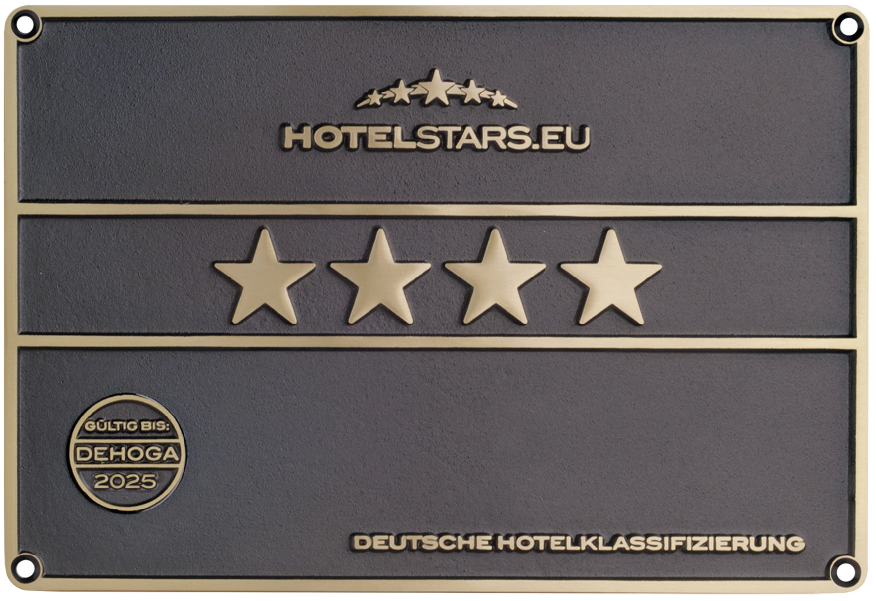 Deutsche Hotelklassifizierung <br />
4****