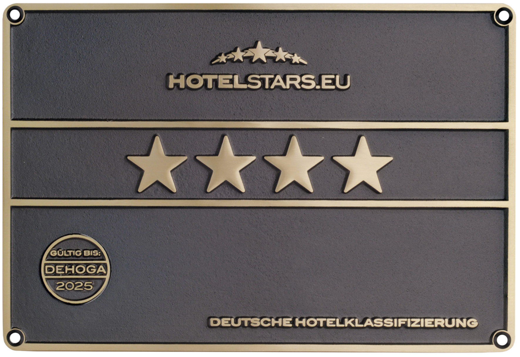 Deutsche Hotelklassifizierung <br />
4****